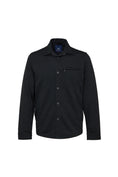 Load image into Gallery viewer, Black Knit Snap Shirt Jacket
