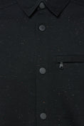 Load image into Gallery viewer, Black Knit Snap Shirt Jacket
