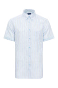 Load image into Gallery viewer, Sun Multi Stripe Short Sleeve Shirt
