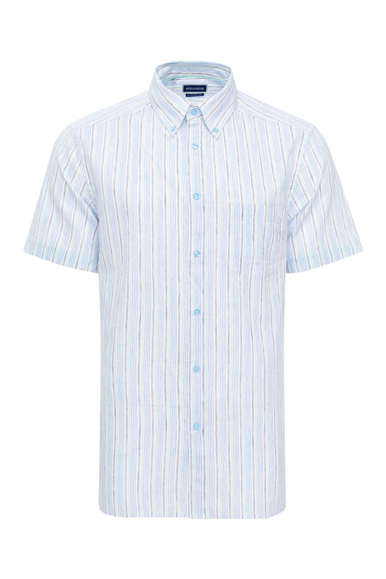 Sun Multi Stripe Short Sleeve Shirt