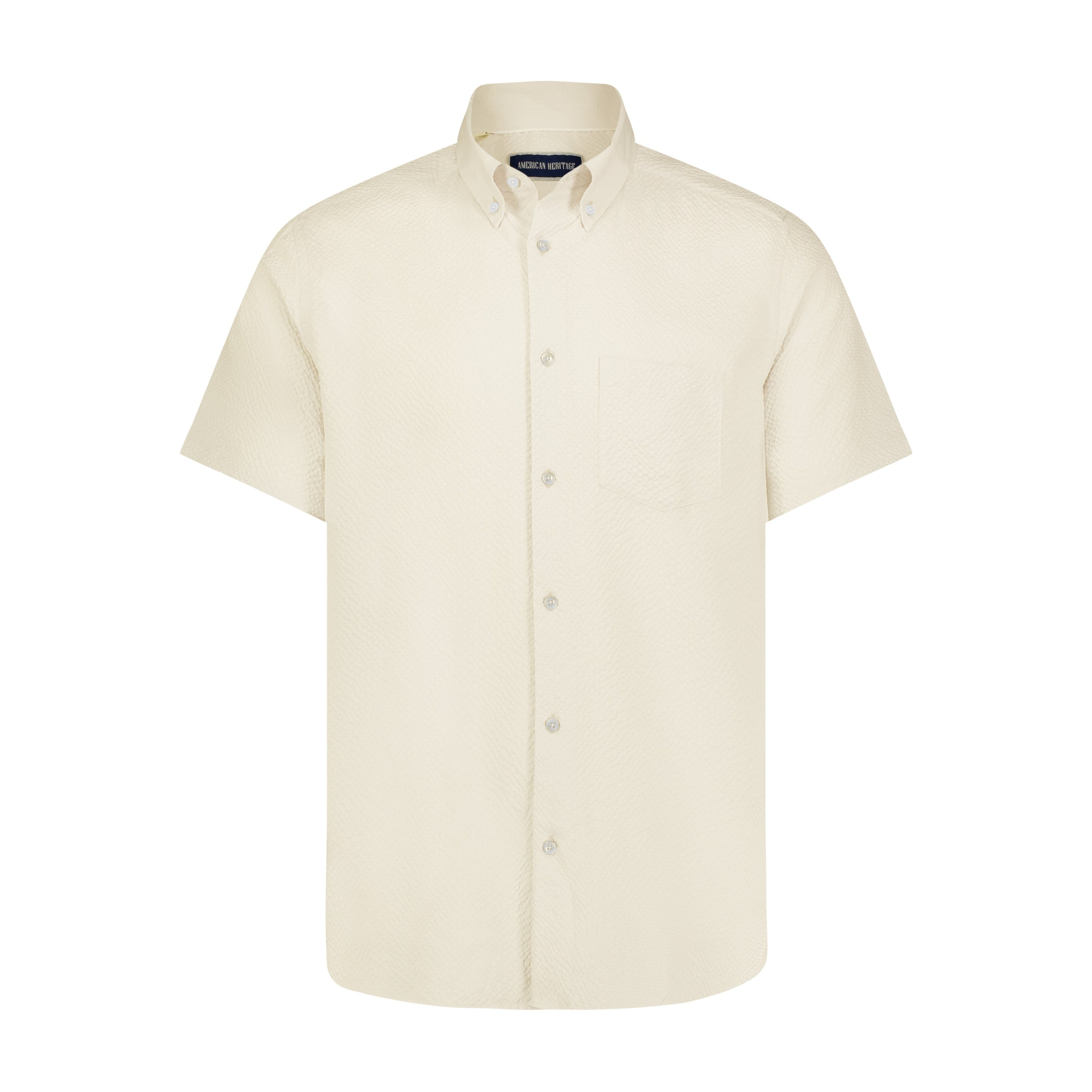 Sage Seersucker Short Sleeve Shirt