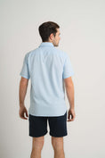 Load image into Gallery viewer, Sky Seersucker Short Sleeve Shirt
