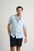 Load image into Gallery viewer, Sky Seersucker Short Sleeve Shirt

