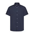 Load image into Gallery viewer, Navy Seersucker Short Sleeve Shirt
