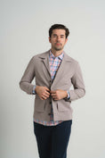 Load image into Gallery viewer, Stone Seersucker Stretch Coat
