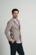 Load image into Gallery viewer, Stone Seersucker Stretch Coat
