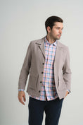 Load image into Gallery viewer, Stone Seersucker Stretch Coat
