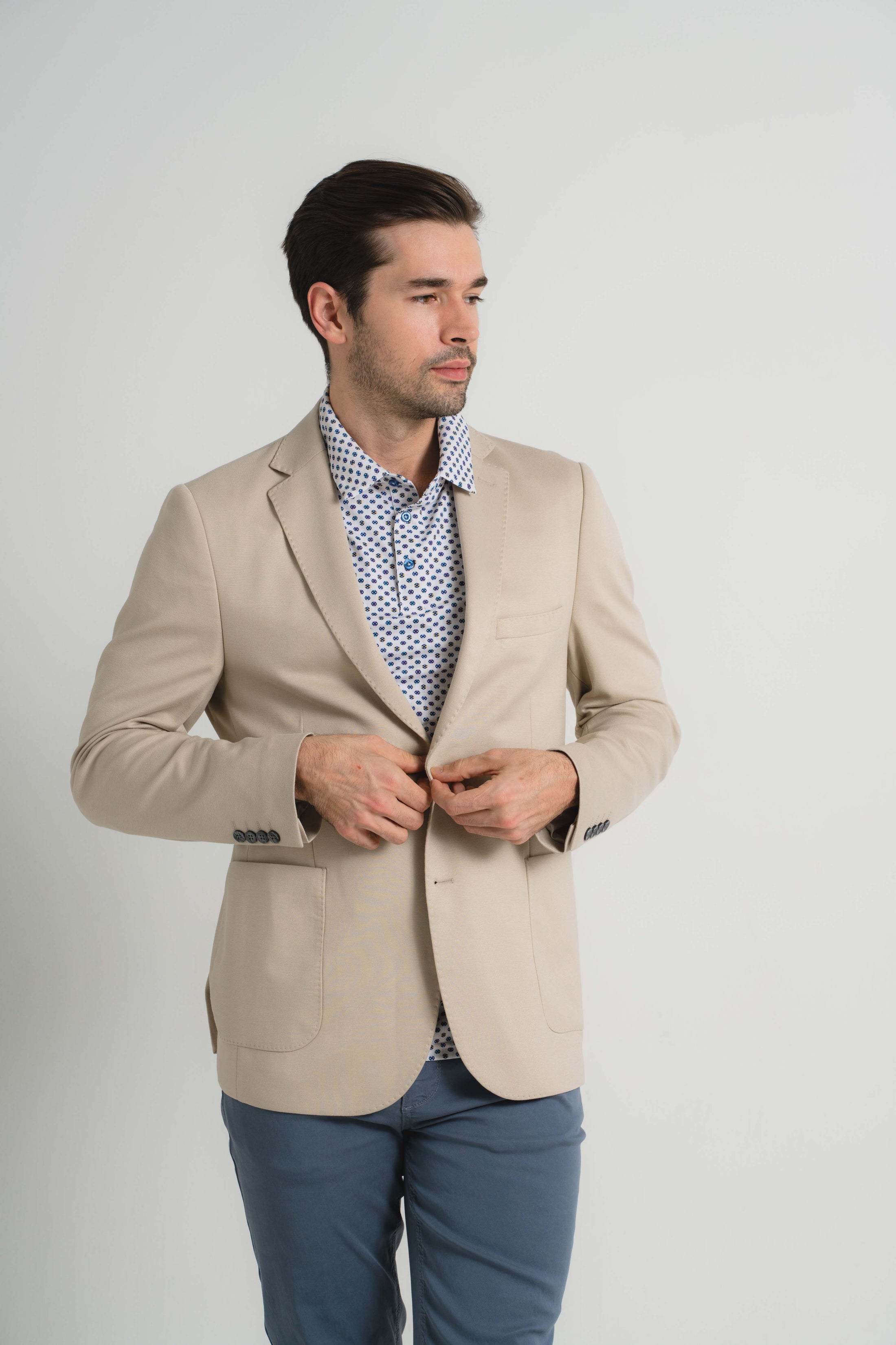 Beige Travel Blazer