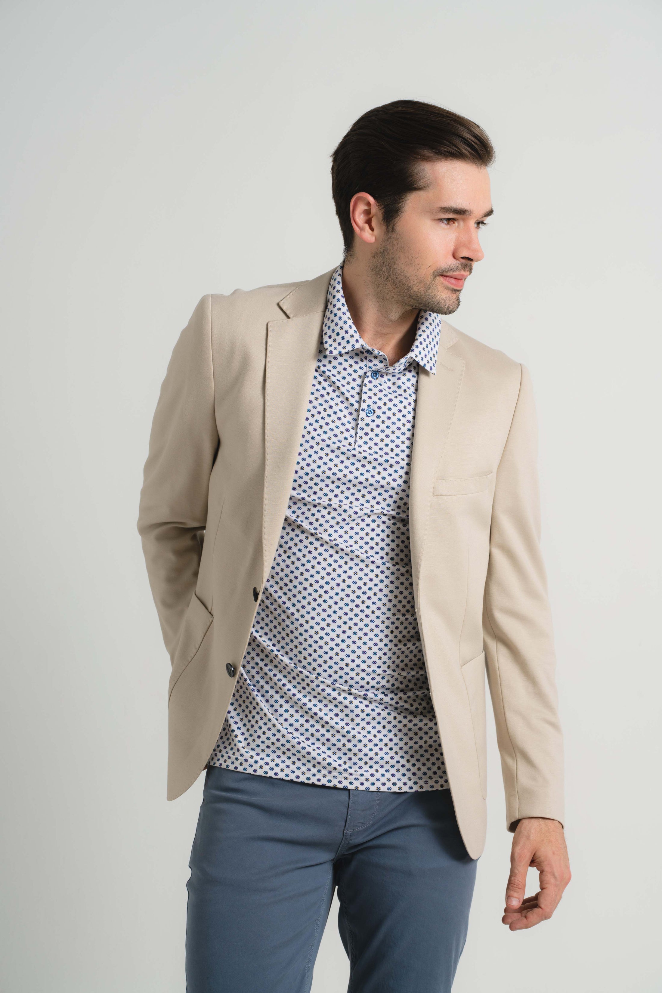 Beige Travel Blazer