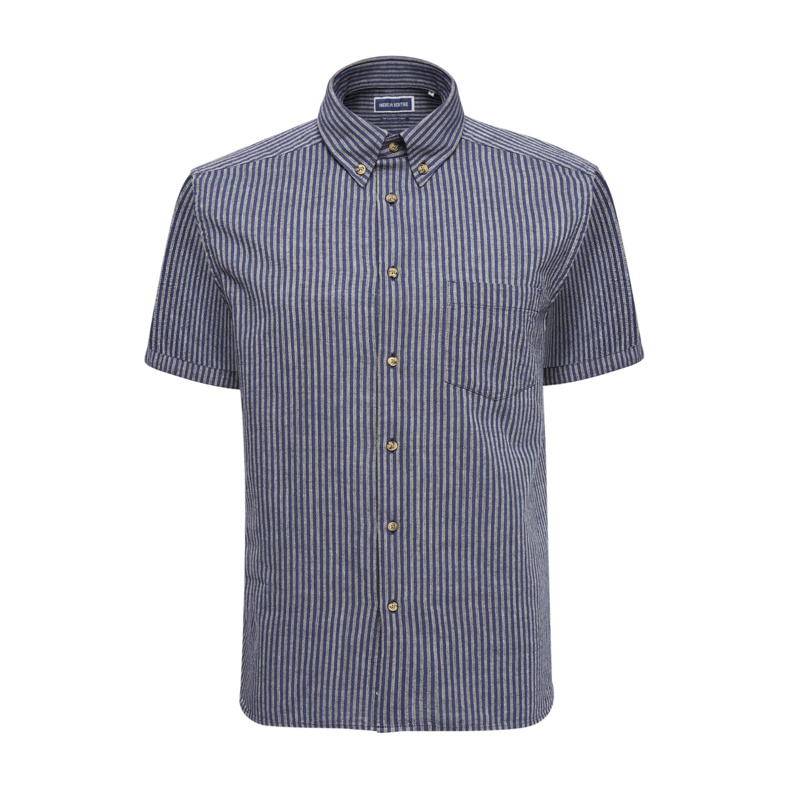 Thin Stripe Short Sleeve Shirt