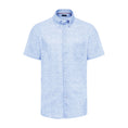 Load image into Gallery viewer, Royal Cross-Hatch Short Sleeve Shirt
