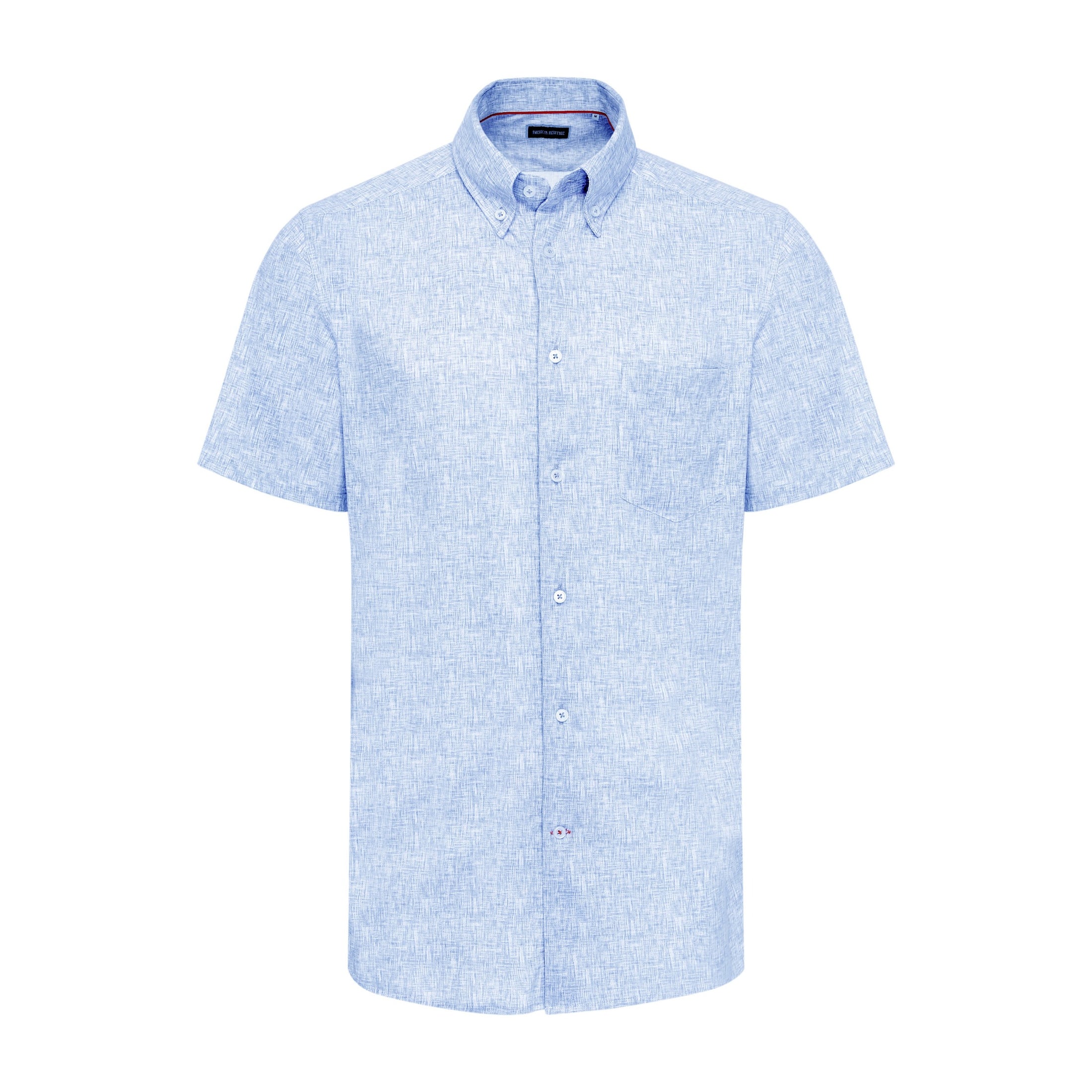 Royal Cross-Hatch Short Sleeve Shirt