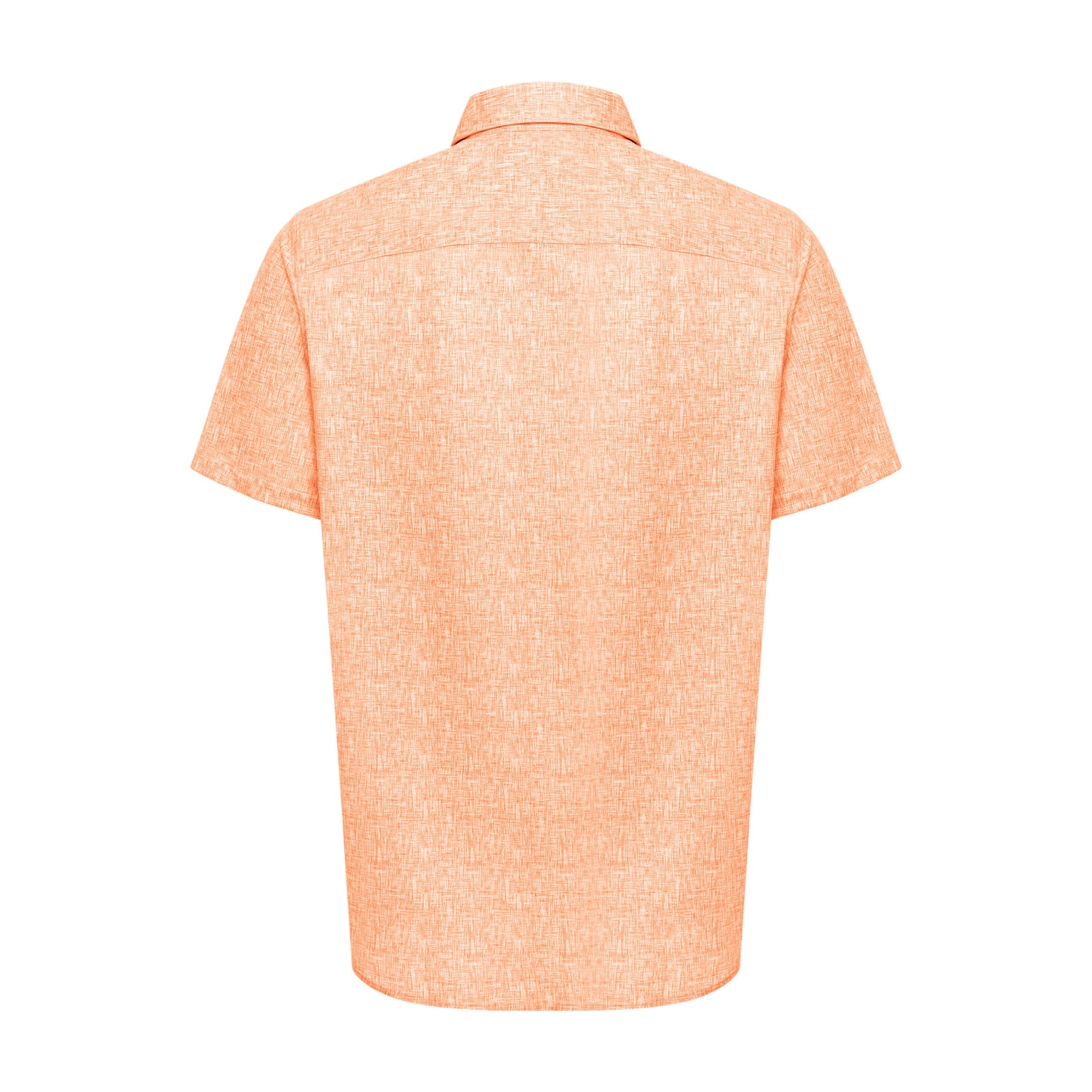 Melon Cross-Hatch Short Sleeve Shirt