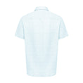 Load image into Gallery viewer, Aqua Cross-Hatch Short Sleeve Shirt
