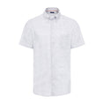 Load image into Gallery viewer, Grey Cross-Hatch Short Sleeve Shirt
