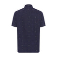 Load image into Gallery viewer, Navy Pin Dot Short Sleeve Shirt
