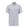 Load image into Gallery viewer, Vintage Navy Checkered Short Sleeve Shirt

