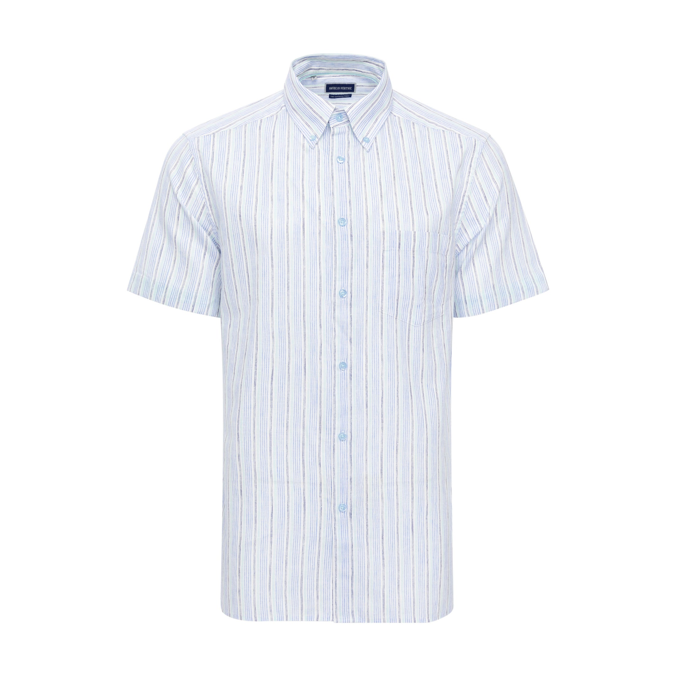 Sun Multi Stripe Short Sleeve Shirt