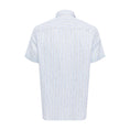 Load image into Gallery viewer, Aqua Multi Stripe Short Sleeve Shirt
