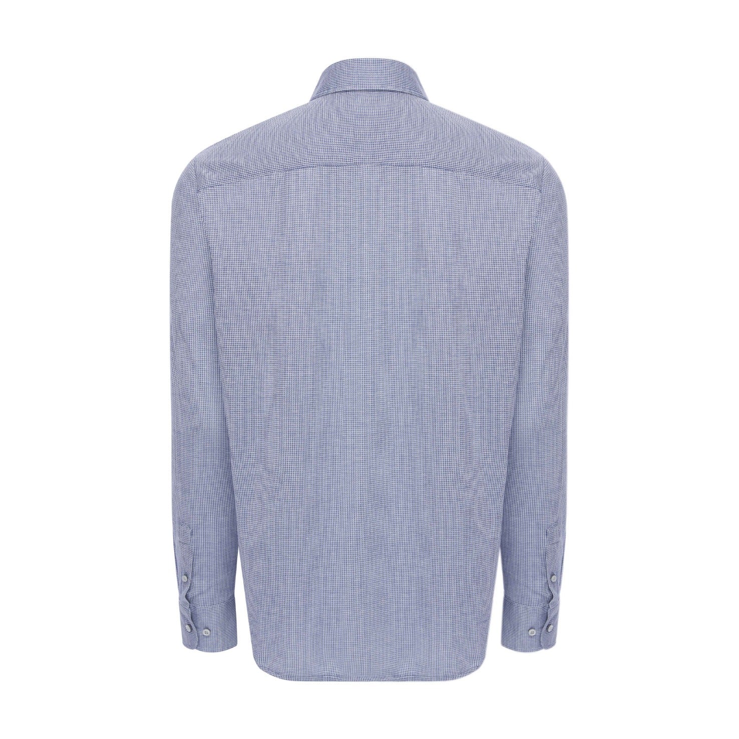 Navy Mini Houndstooth Shirt