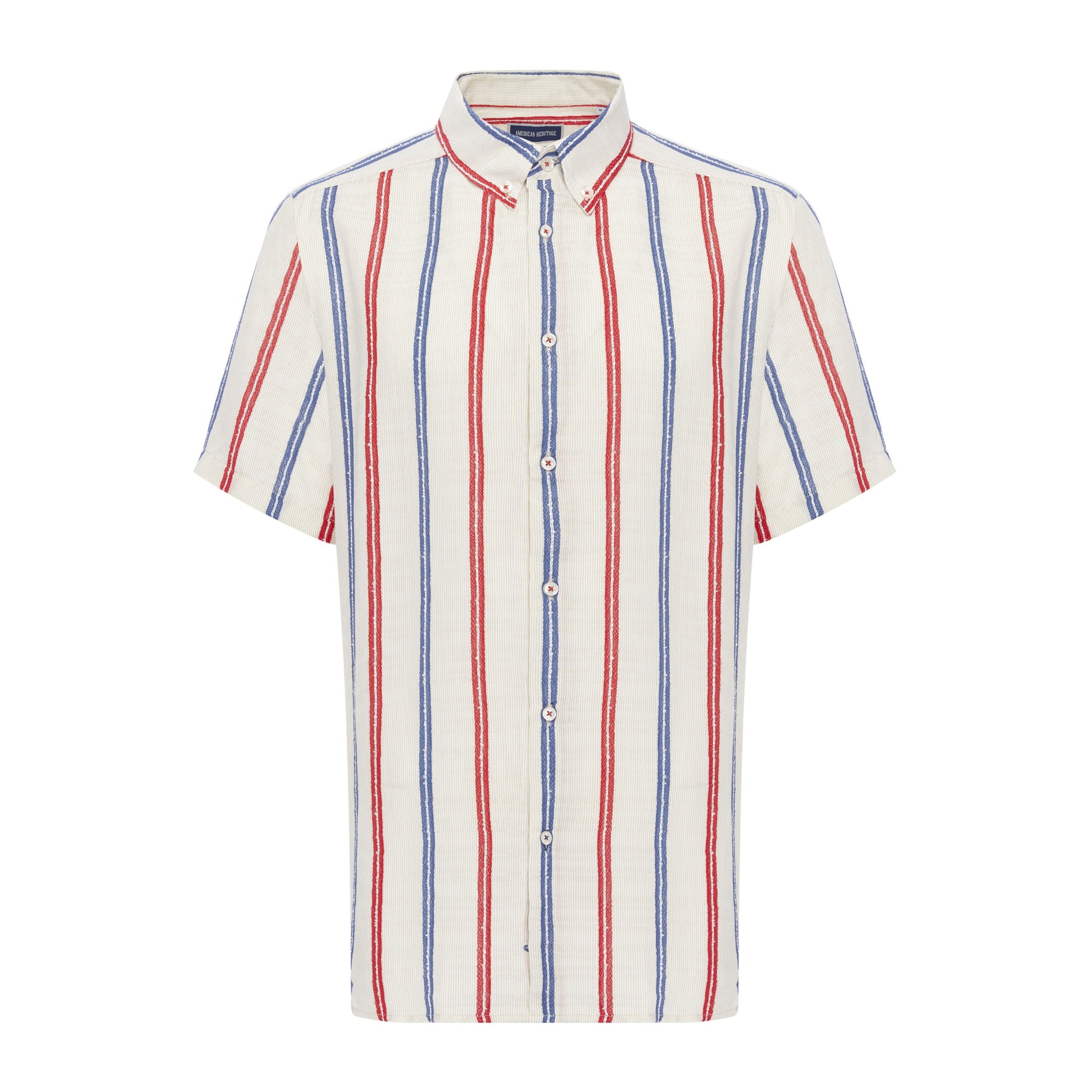 Americana Striped Short Sleeve Shirt