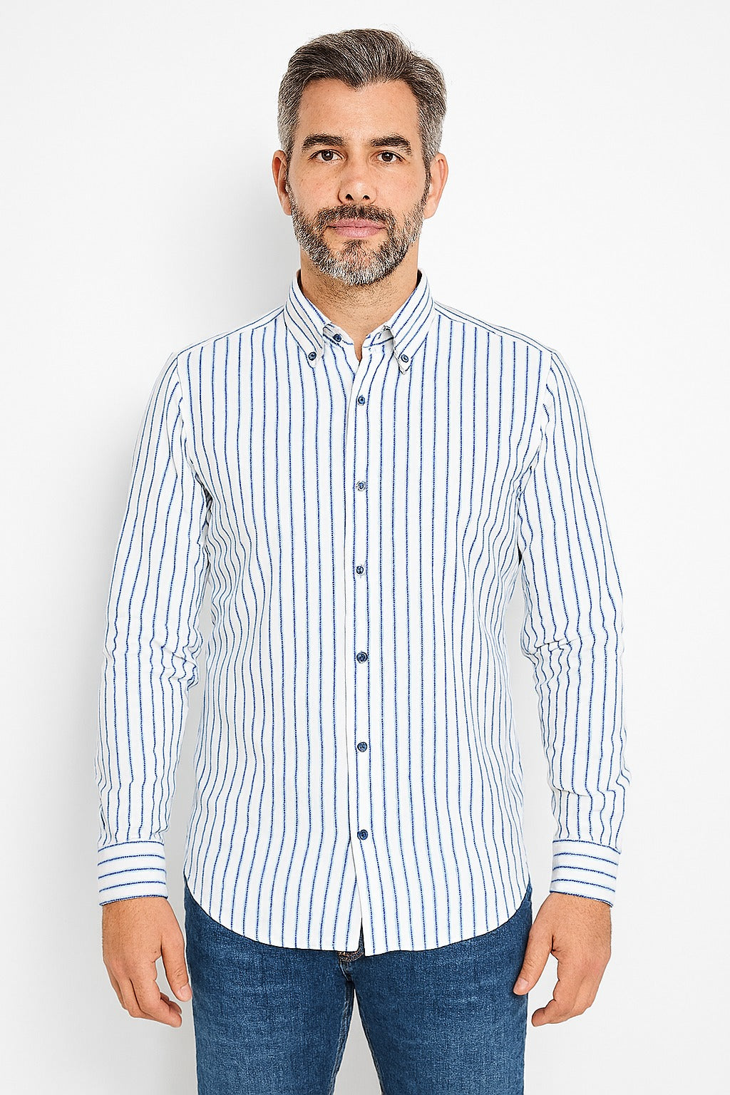 Twisted Stripe Short Sleeve Short Sleeve Shirt