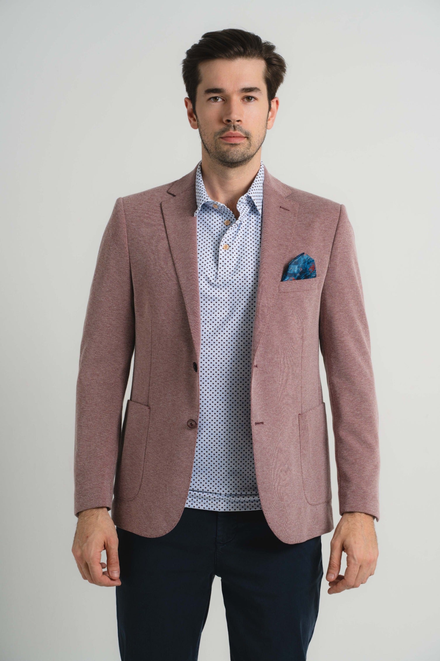 Barn Red Knit Travel Coat