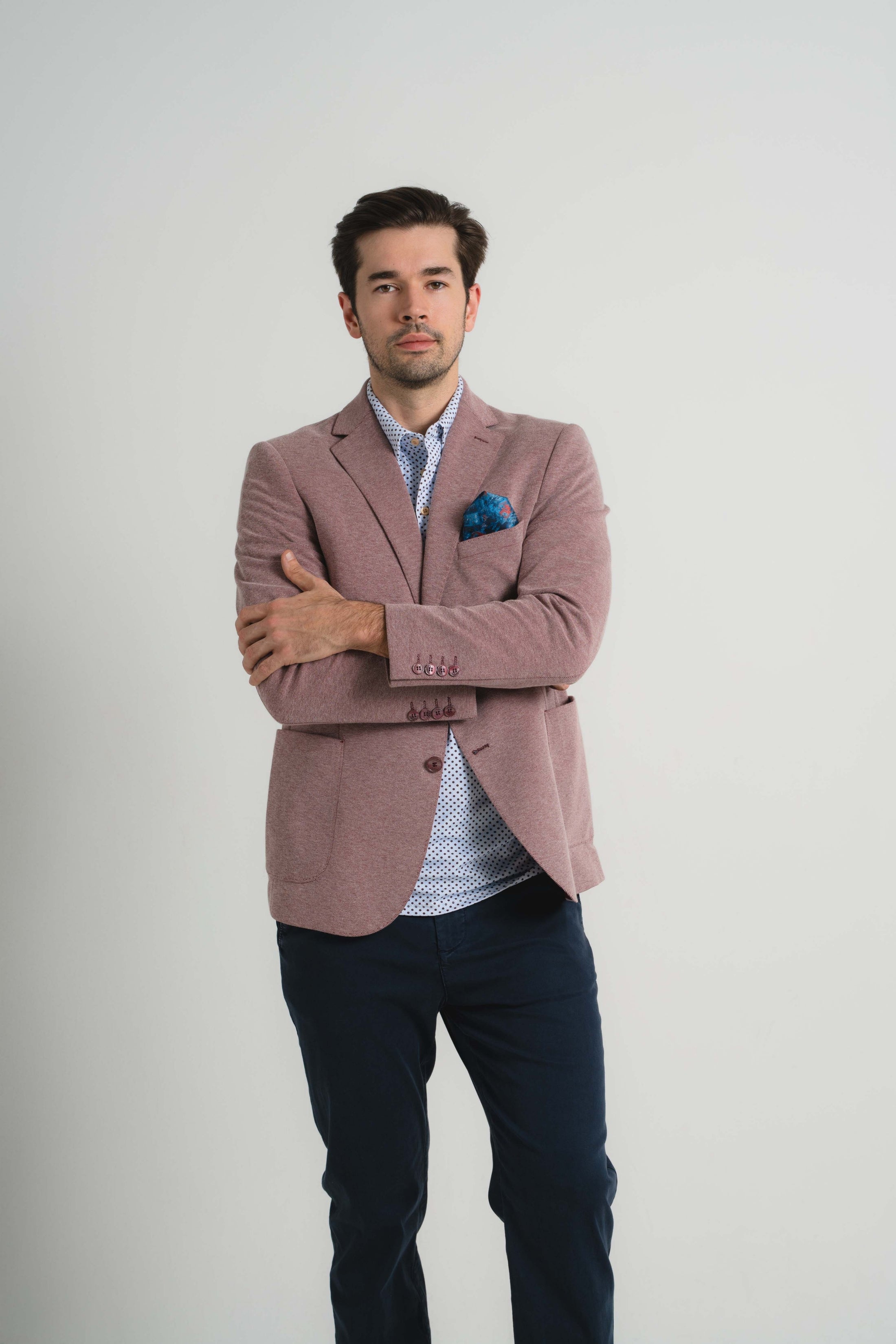 Barn Red Knit Travel Coat