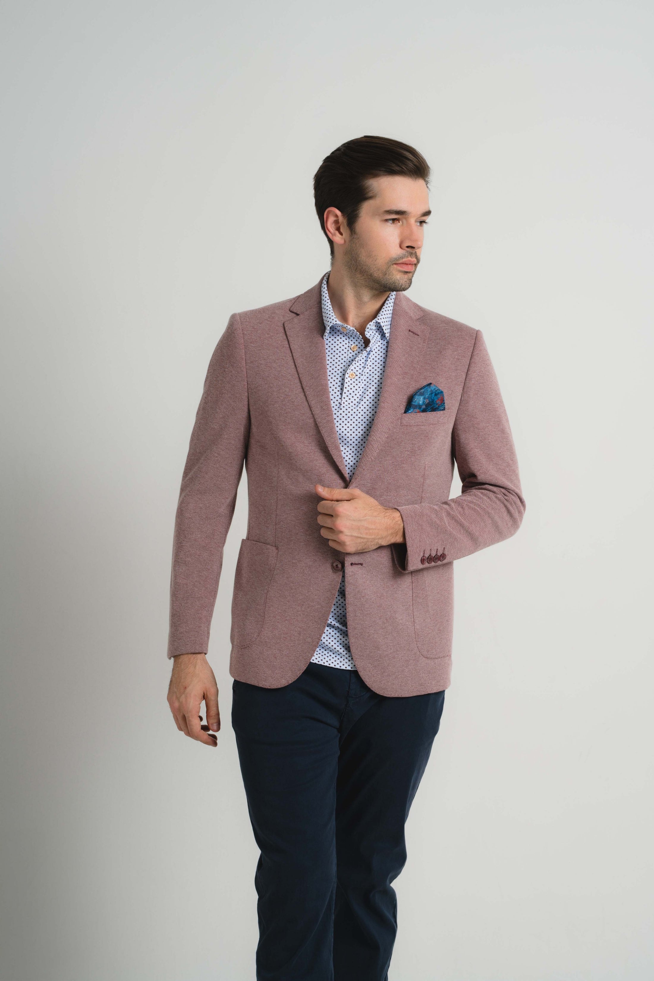 Barn Red Knit Travel Coat