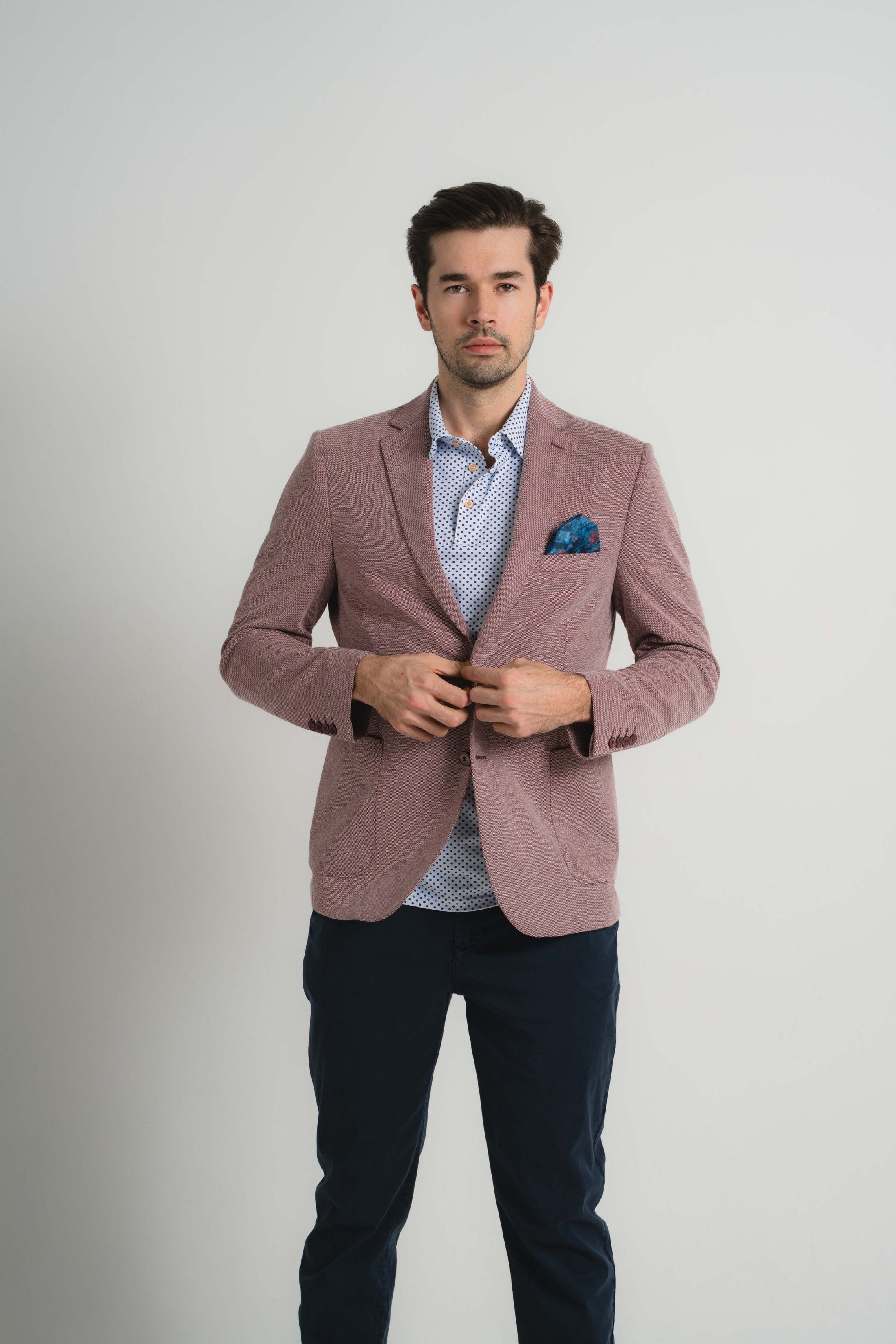Barn Red Knit Travel Coat
