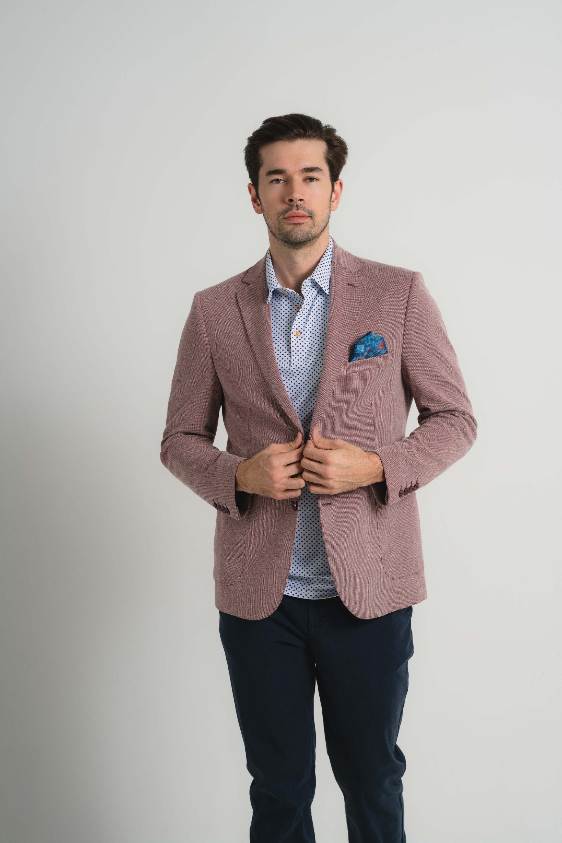 Barn Red Knit Travel Coat