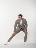 Load image into Gallery viewer, Taupe Performance Travel Suit Pant
