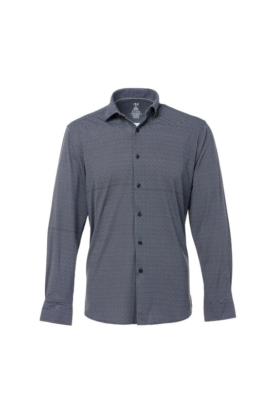 Charcoal Gingham Performance Sport Shirt