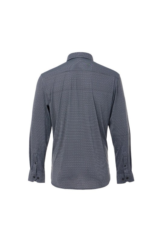 Charcoal Gingham Performance Sport Shirt