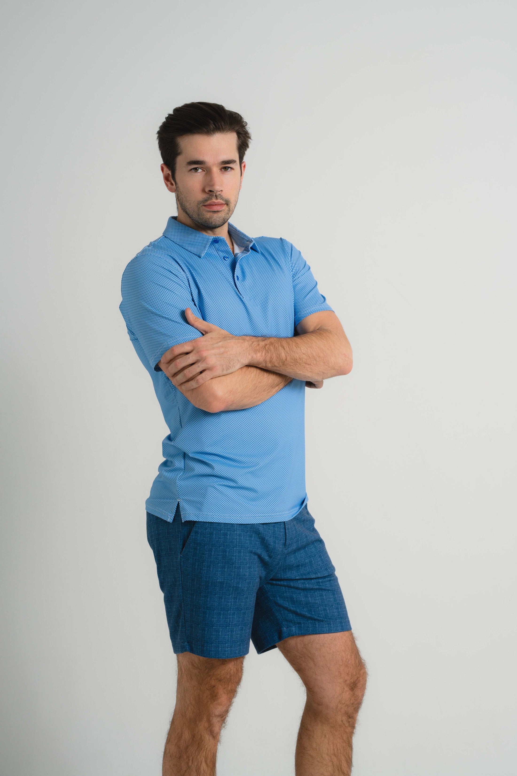 Small Geo Performance Short Sleeve Shirt
