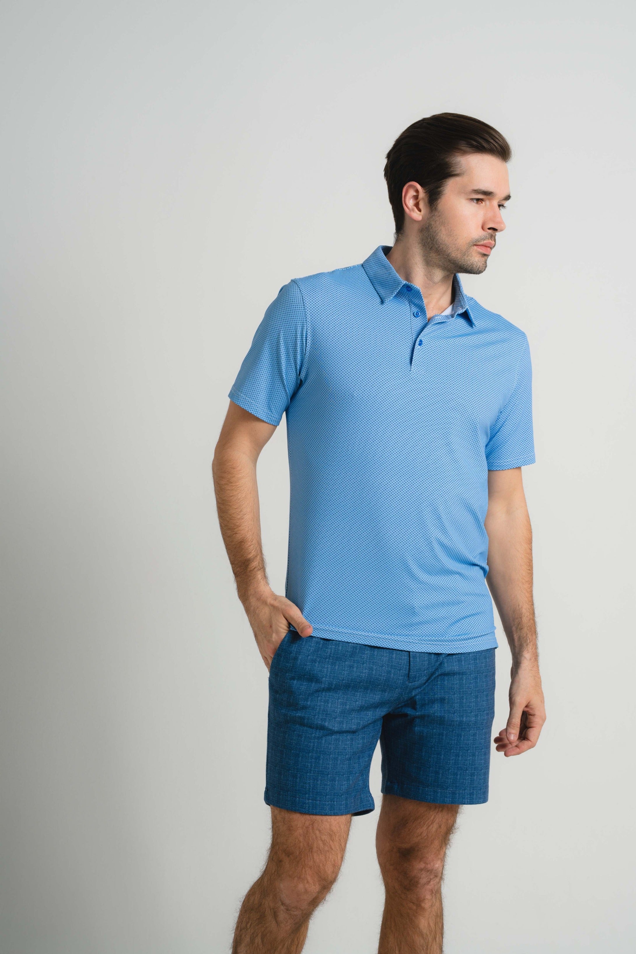Small Geo Performance Short Sleeve Shirt