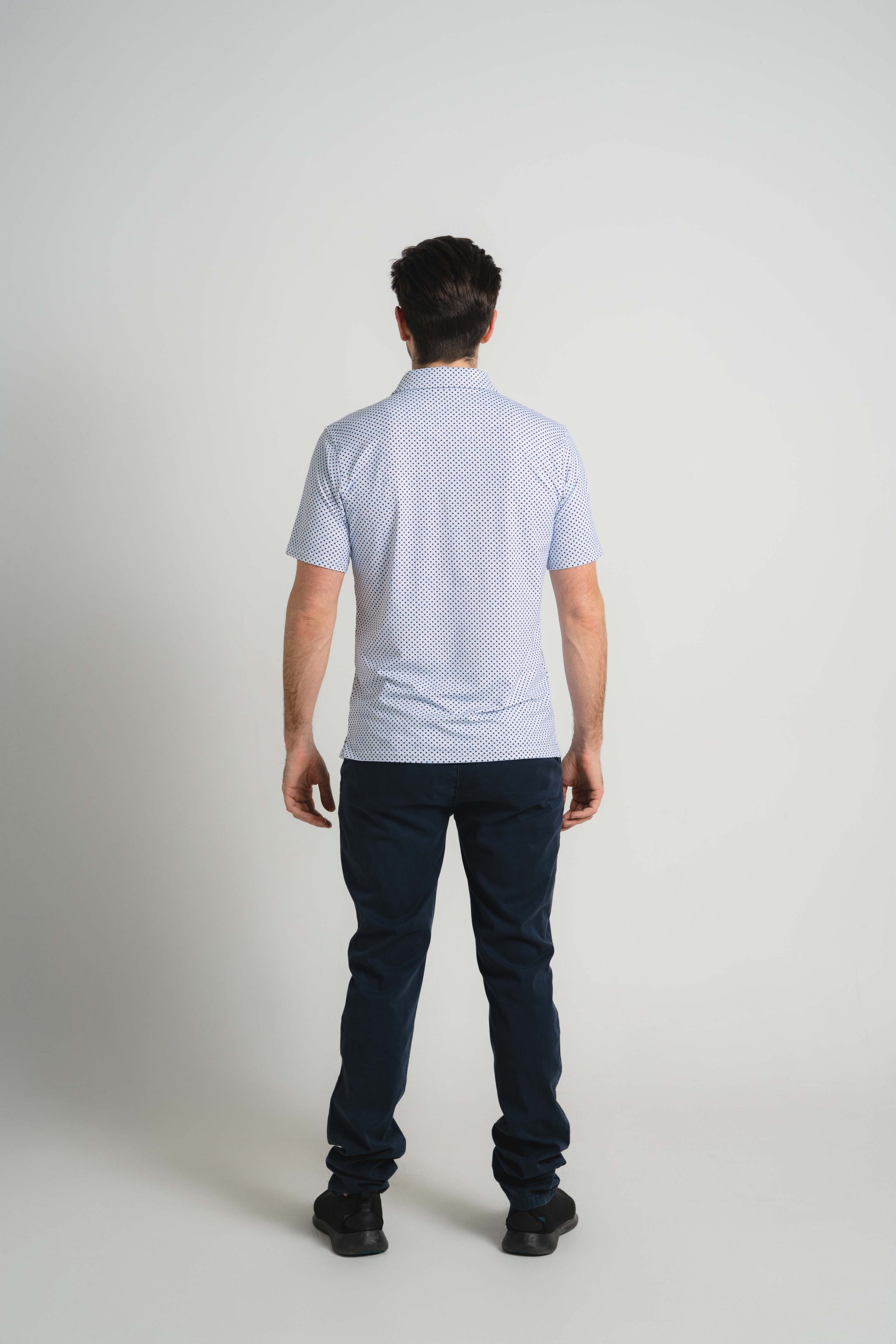 Navy Chino Tencel Pant