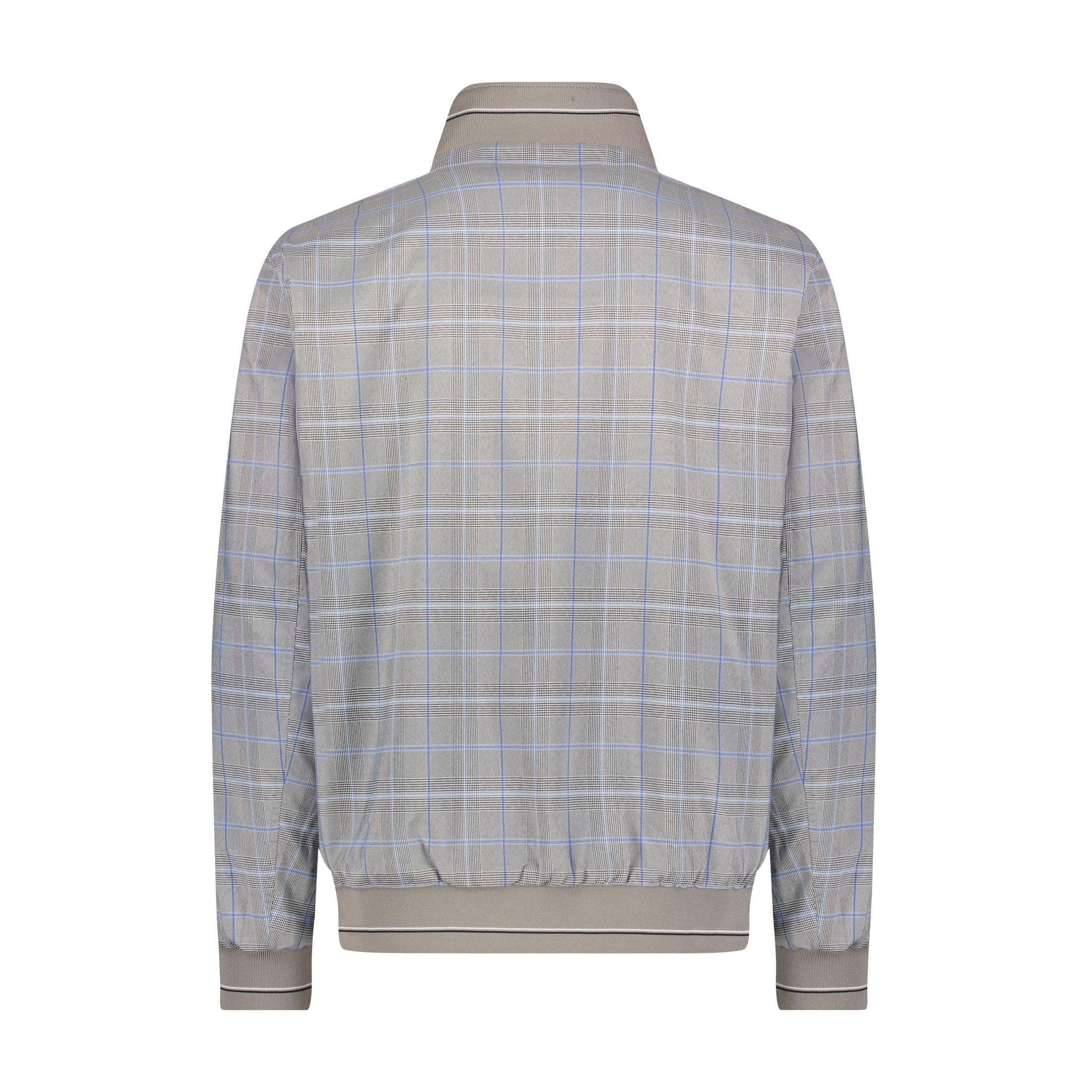 Reversible Glen Plaid Baseball Jacket