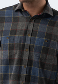 Load image into Gallery viewer, Charcoal Grey Plaid Shirt
