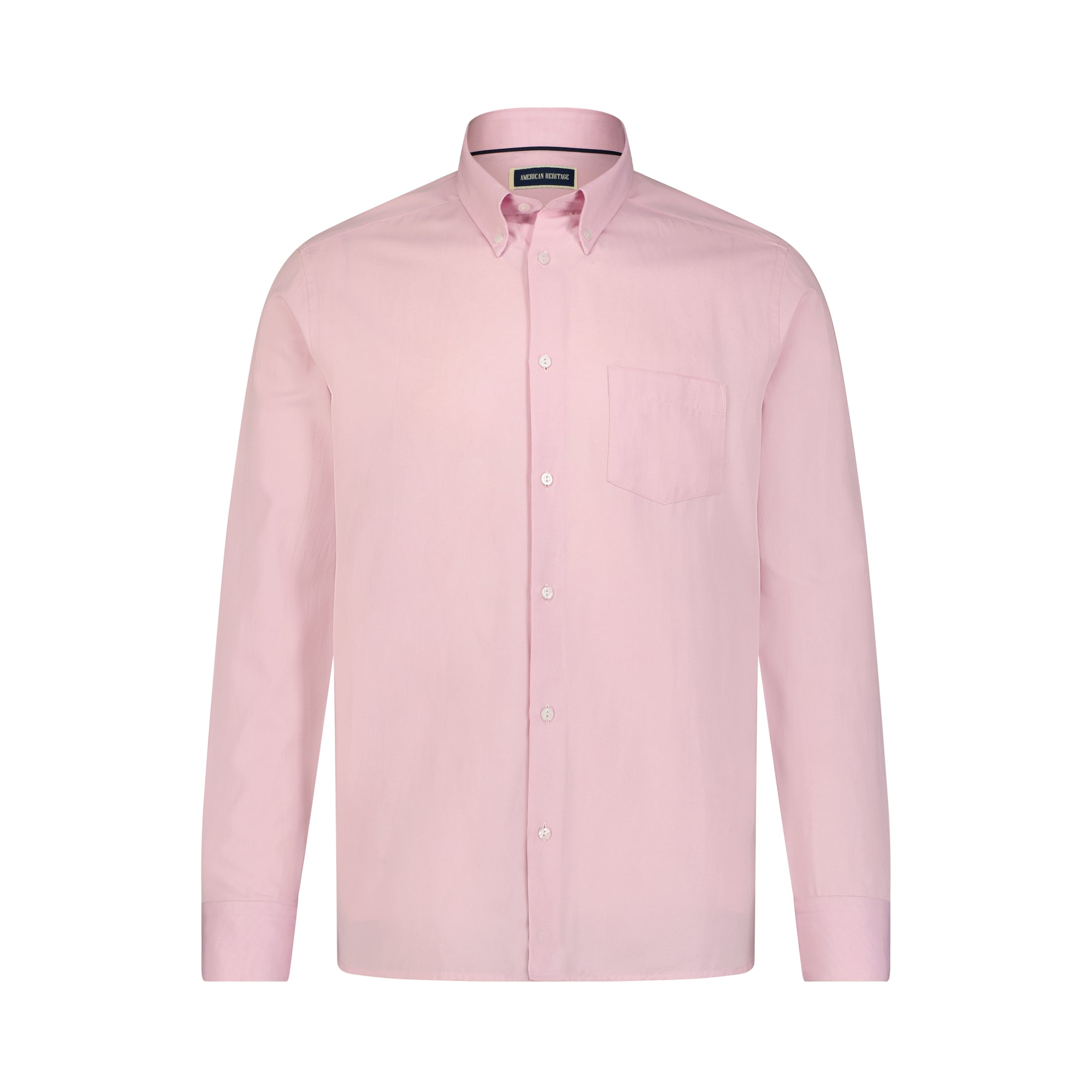 Pink Pocket Oxford Shirt