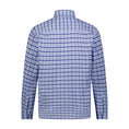 Load image into Gallery viewer, Blue Navy Plaid Check Woven Long Sleeve Shirt
