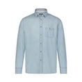 Load image into Gallery viewer, Lite Blue Tencel Denim Long Sleeve Shirt
