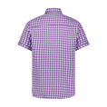Load image into Gallery viewer, Purple Check Short Sleeve Shirt
