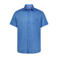 Load image into Gallery viewer, Blue Stretch Short Sleeve Shirt
