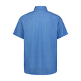 Load image into Gallery viewer, Blue Stretch Short Sleeve Shirt
