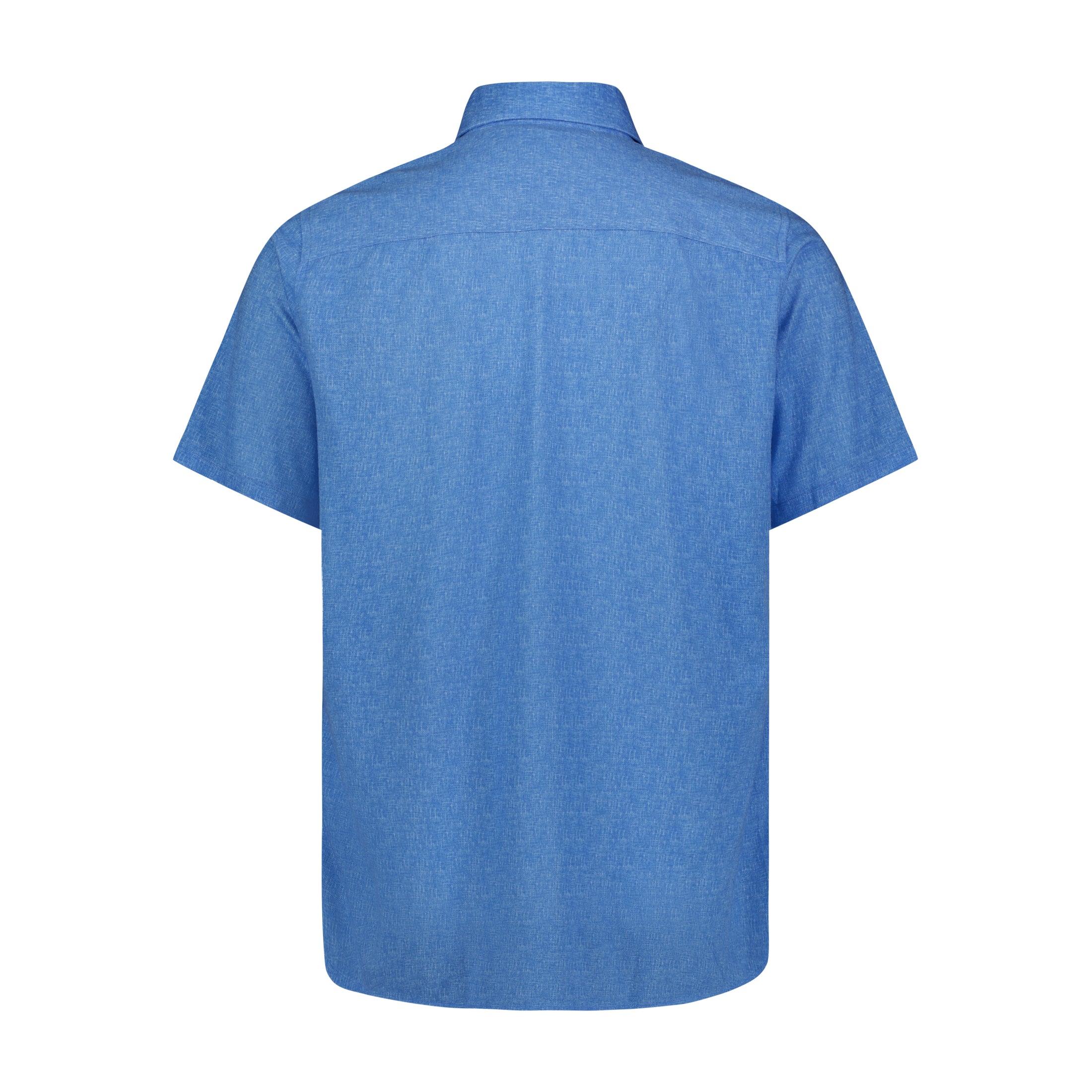 Blue Stretch Short Sleeve Shirt