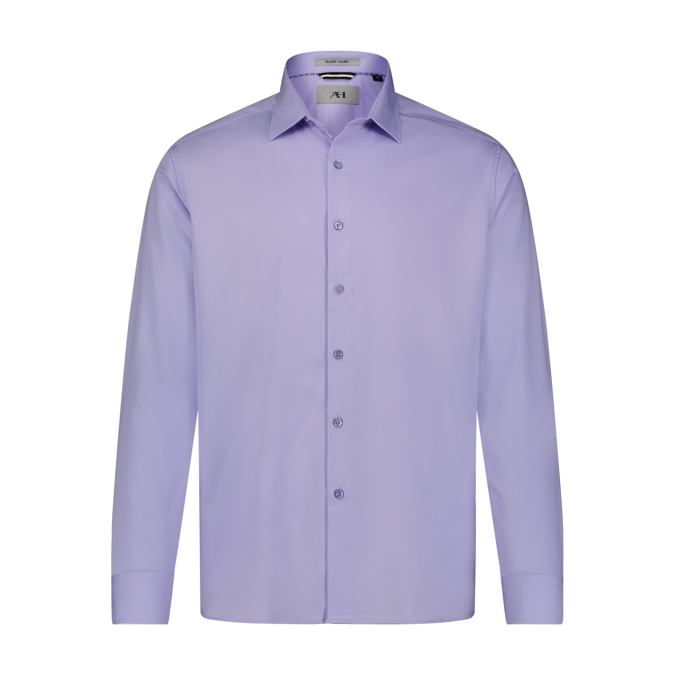 Lilac Hidden Button Down Bamboo Stretch Long Sleeve Shirt