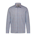 Load image into Gallery viewer, Multi Plaid Check Hidden Button Down Long Sleeve Shirt
