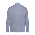 Load image into Gallery viewer, Navy Grey Check Hidden Button Down Long Sleeve Shirt
