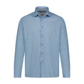 Load image into Gallery viewer, Sky Blue Navy Check Shirt
